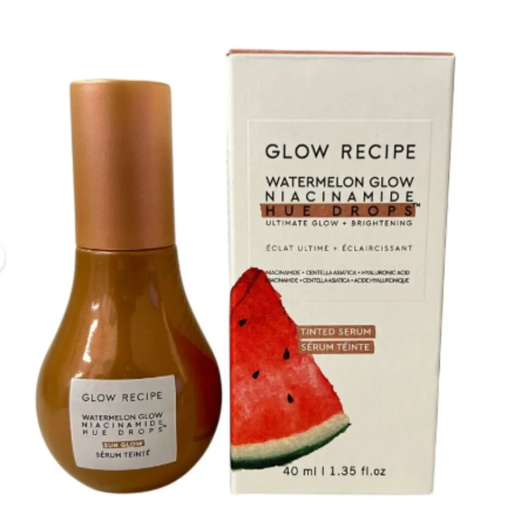 Glow Recipe Sun Glow Tinted Serum Watermelon Glow Niacinamide Hue Drops 1.35 fl